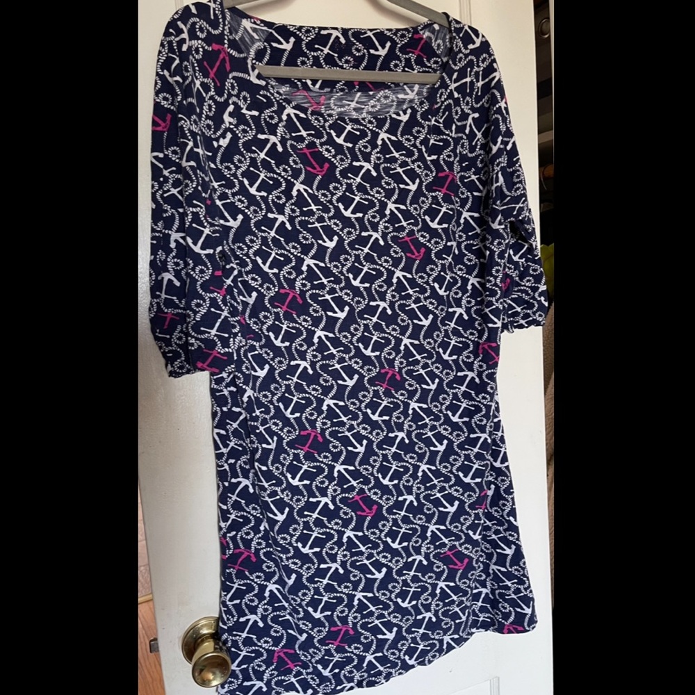 Lilly Pulitzer 3/4 Sleeve Jersey Dress